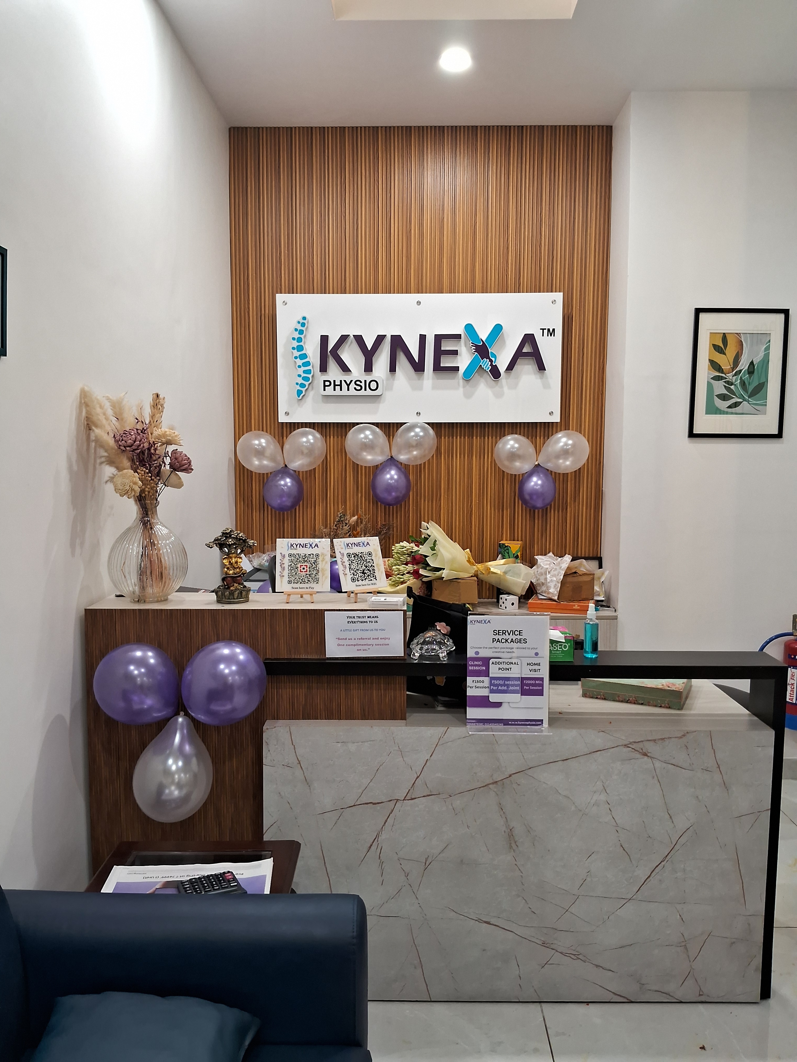 Kynexa Physio clinic reception