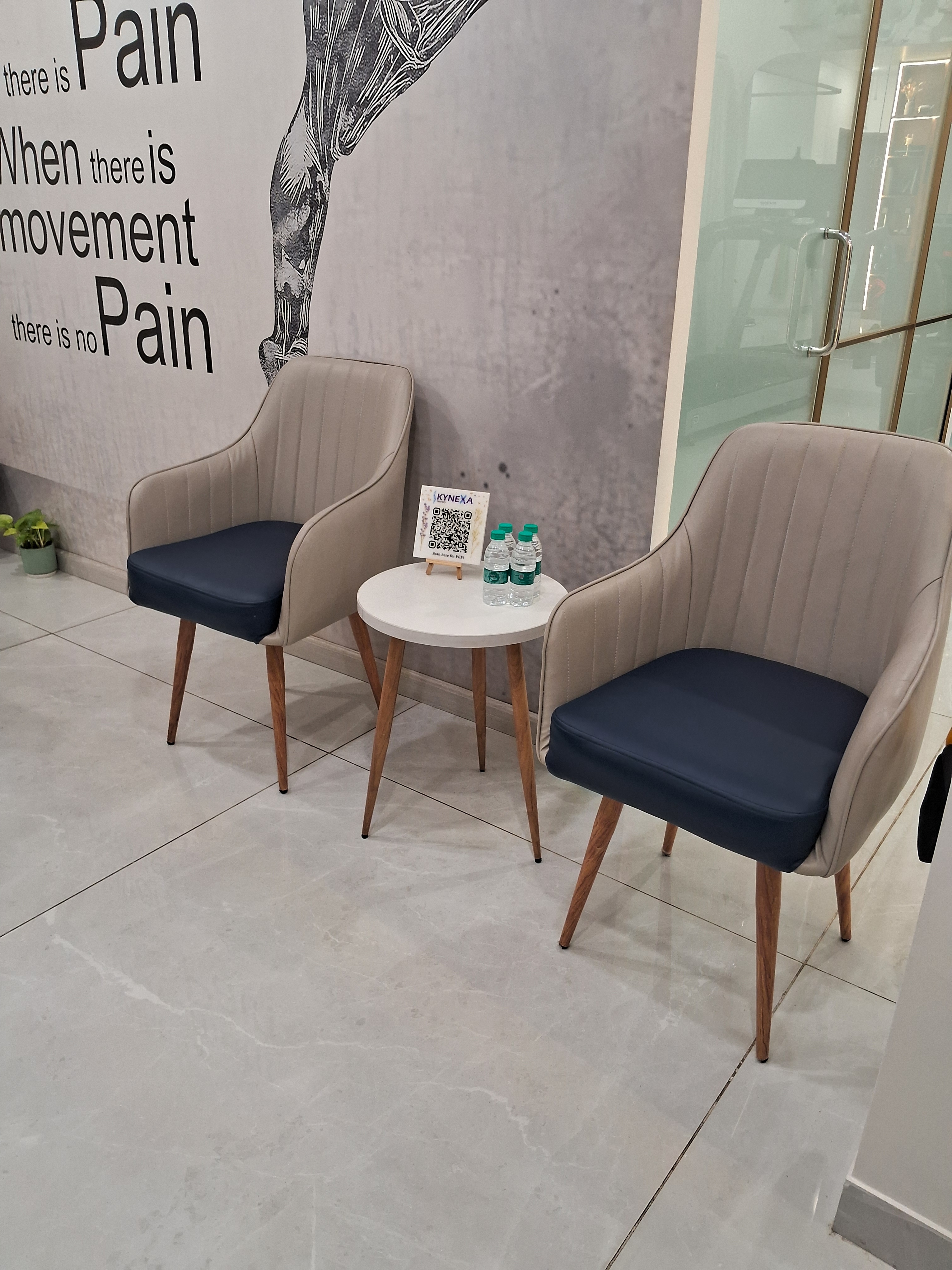 Clinic waiting area seating